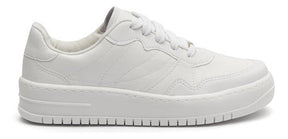 Tênis Casual Vizzano Recortes Branco Feminino