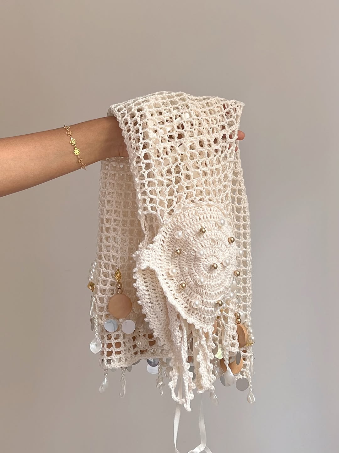 Vestido Ariel em Crochê