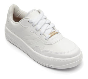Tênis Casual Vizzano Recortes Branco Feminino