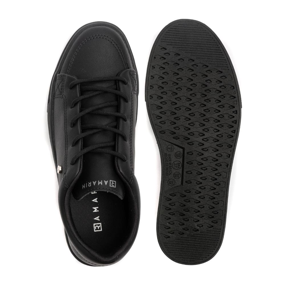 Tênis Ramarim Casual Sola Alta Preto Feminino Move On