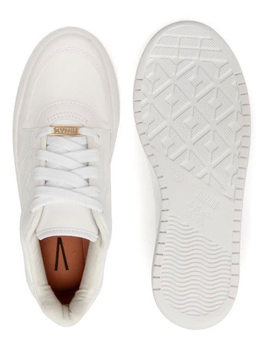 Tênis Casual Vizzano Recortes Branco Feminino